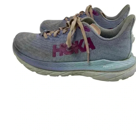 Hoka One One Women's Mach 5 Running Shoes Blue Size 7.5 Lightweight Athletic - Picture 11 of 13